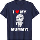 Kids Cute I Love My Mummy Funny Halloween T-Shirt - T-Shirt | Navy