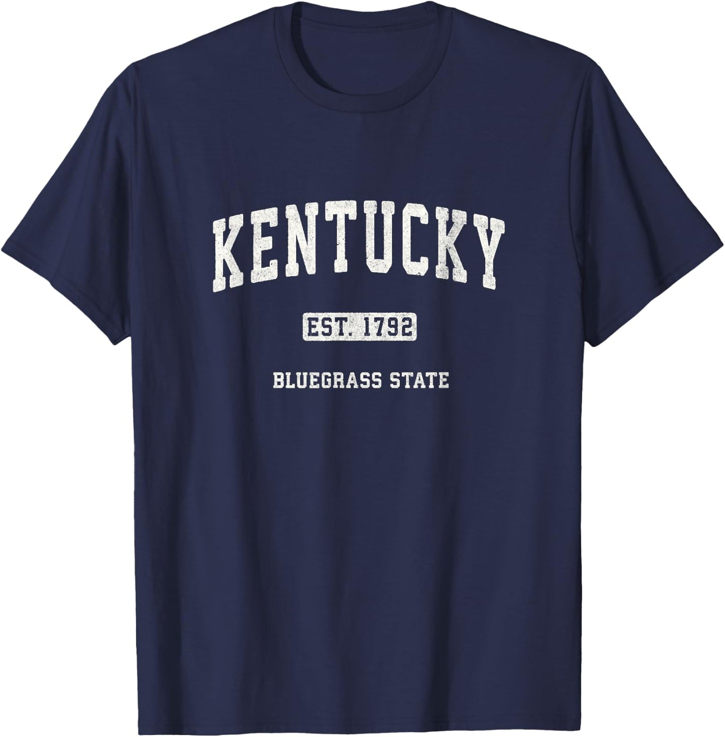 Kentucky KY Vintage Sports Design Retro Varsity T-Shirt - T-Shirt | Navy