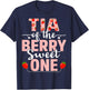 Tia Of The Berry Sweet One Birthday Strawberry Tia T-Shirt - T-Shirt | Navy