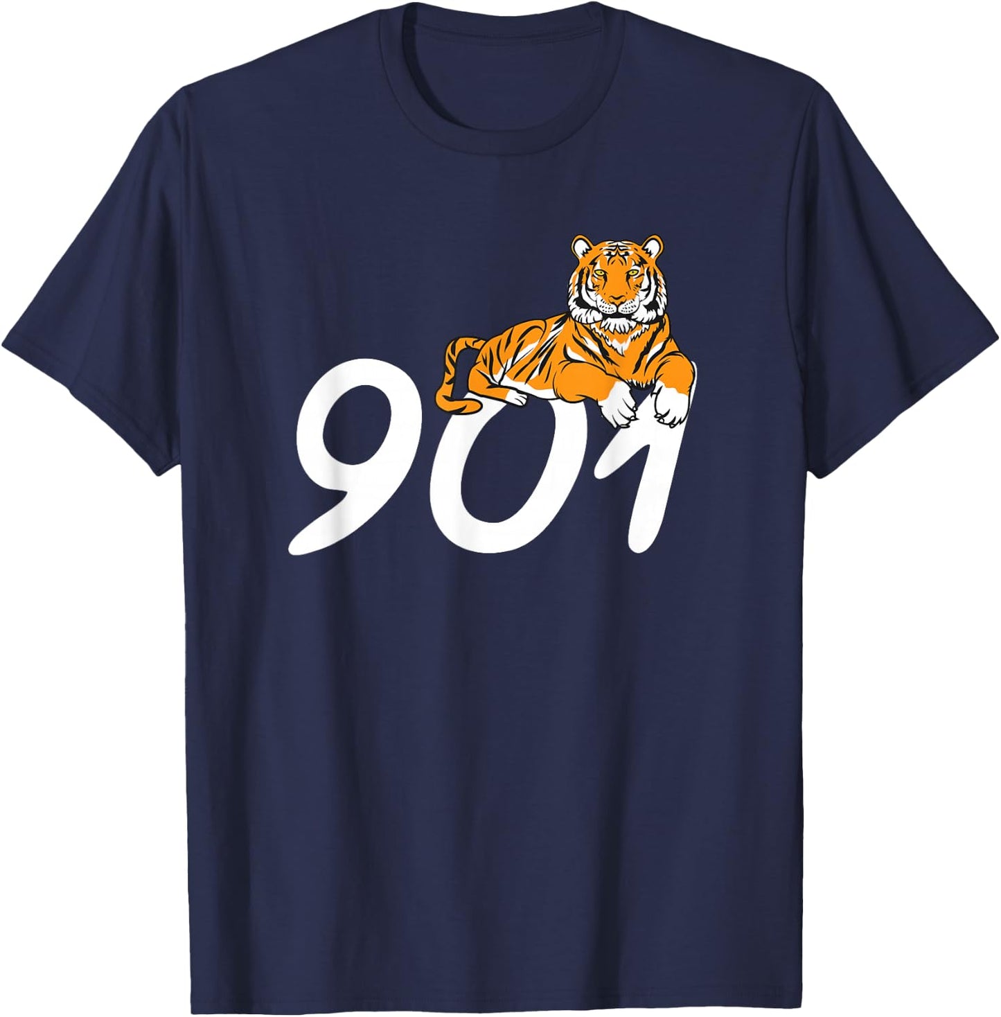 901 Memphis City Tennessee Design Gift T-Shirt - T-Shirt | Navy