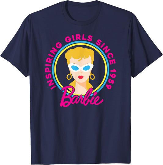 Barbie Inspirational Girls' , black T-Shirt - T-Shirt | Navy