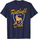 Pitbull Dad Gift Pitbull Owner Love Pitbull Dog T-Shirt - T-Shirt | Navy