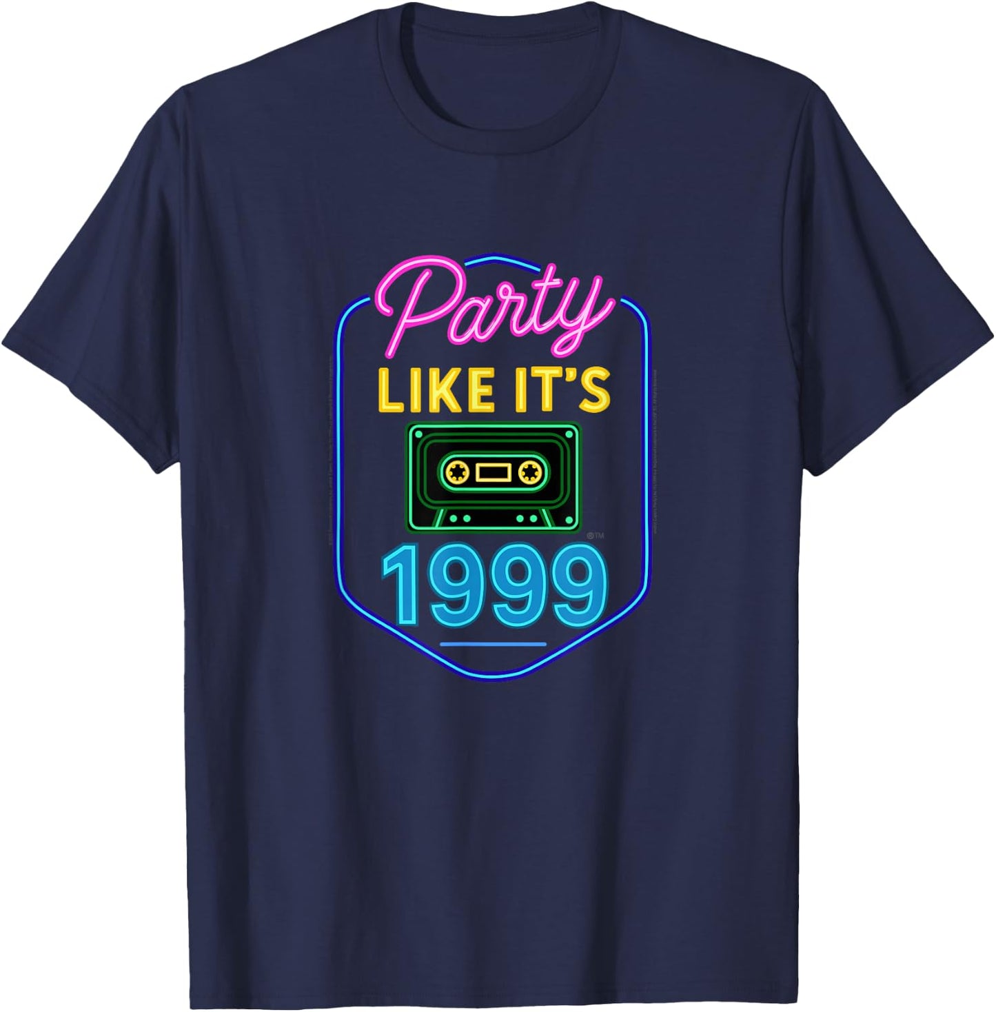 Party Like Its 1999 - Design KB-1004A - Clean T-Shirt - T-Shirt | Navy