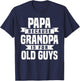 Funny Papa Design For Grandpa Papi Papaw From Grandkids Papa T-Shirt - T-Shirt | Navy