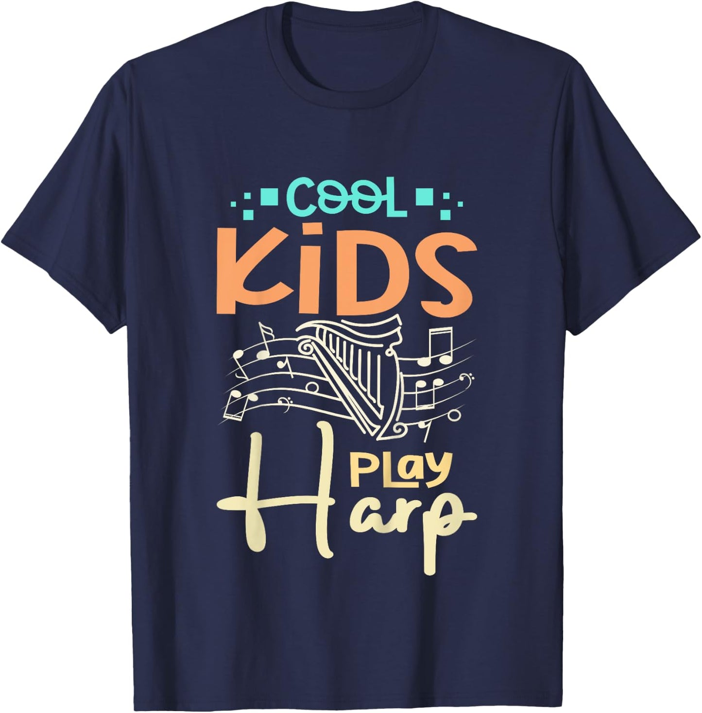 Enfant Harpe pour enfants cool T-Shirt - T-Shirt | Navy