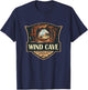 Wind Cave National Park Illustration Retro Badge T-Shirt - T-Shirt | Navy