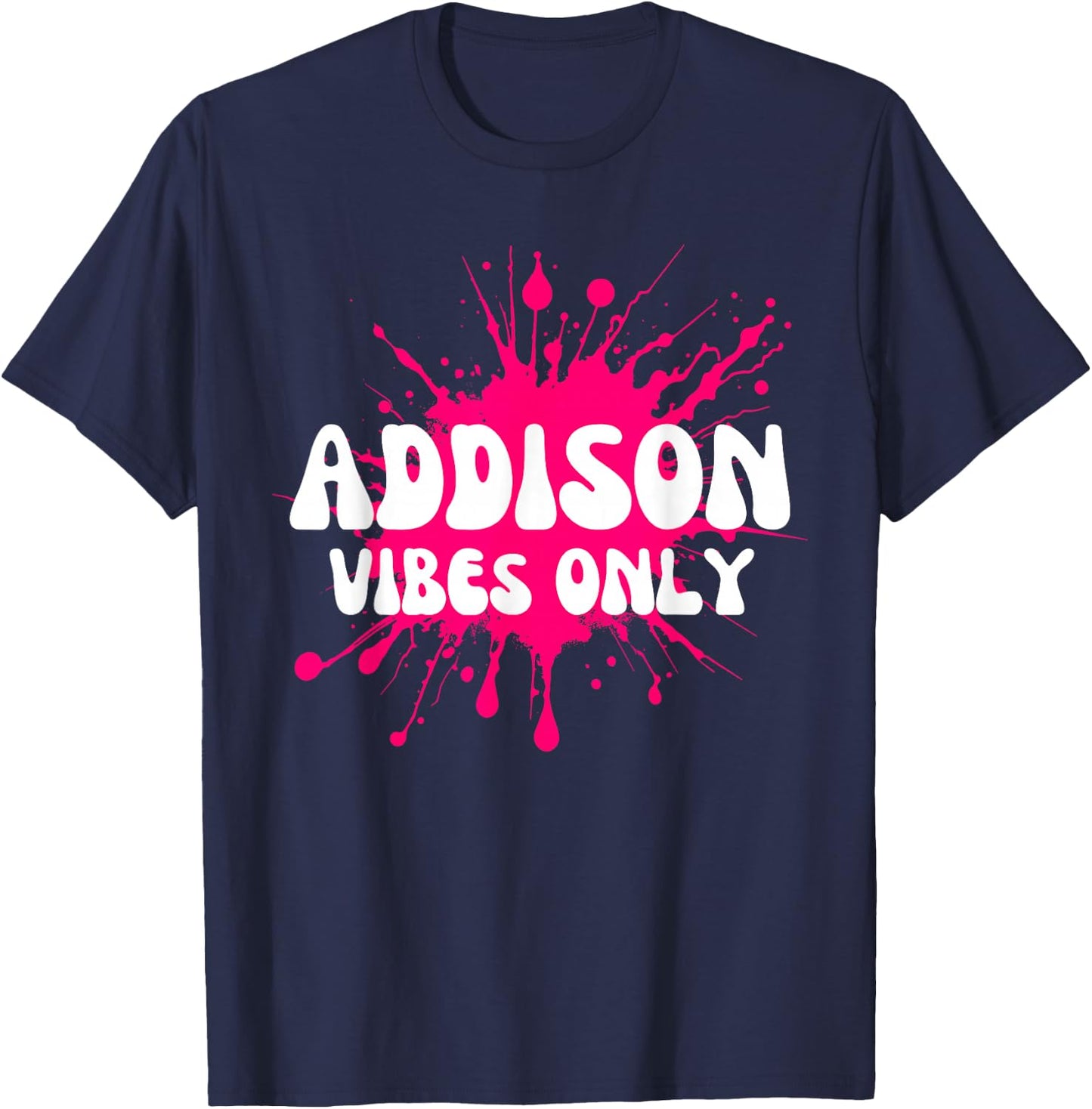 Addison Vibes Only T-Shirt - T-Shirt | Navy