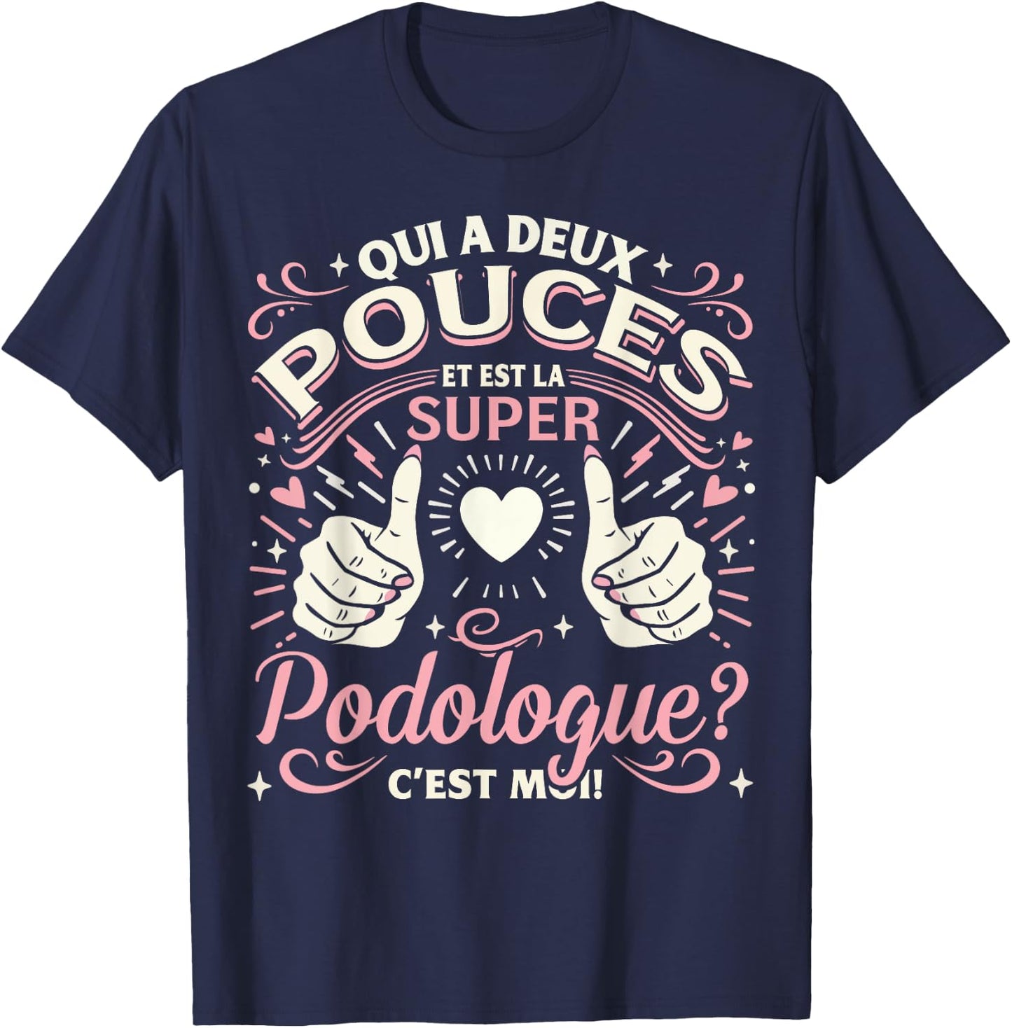 A Super Podiatrist Gift Podiatrist Woman , Black, S T-Shirt - T-Shirt | Navy