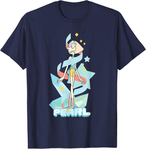 Steven Universe Pearl Power T-Shirt - T-Shirt | Navy