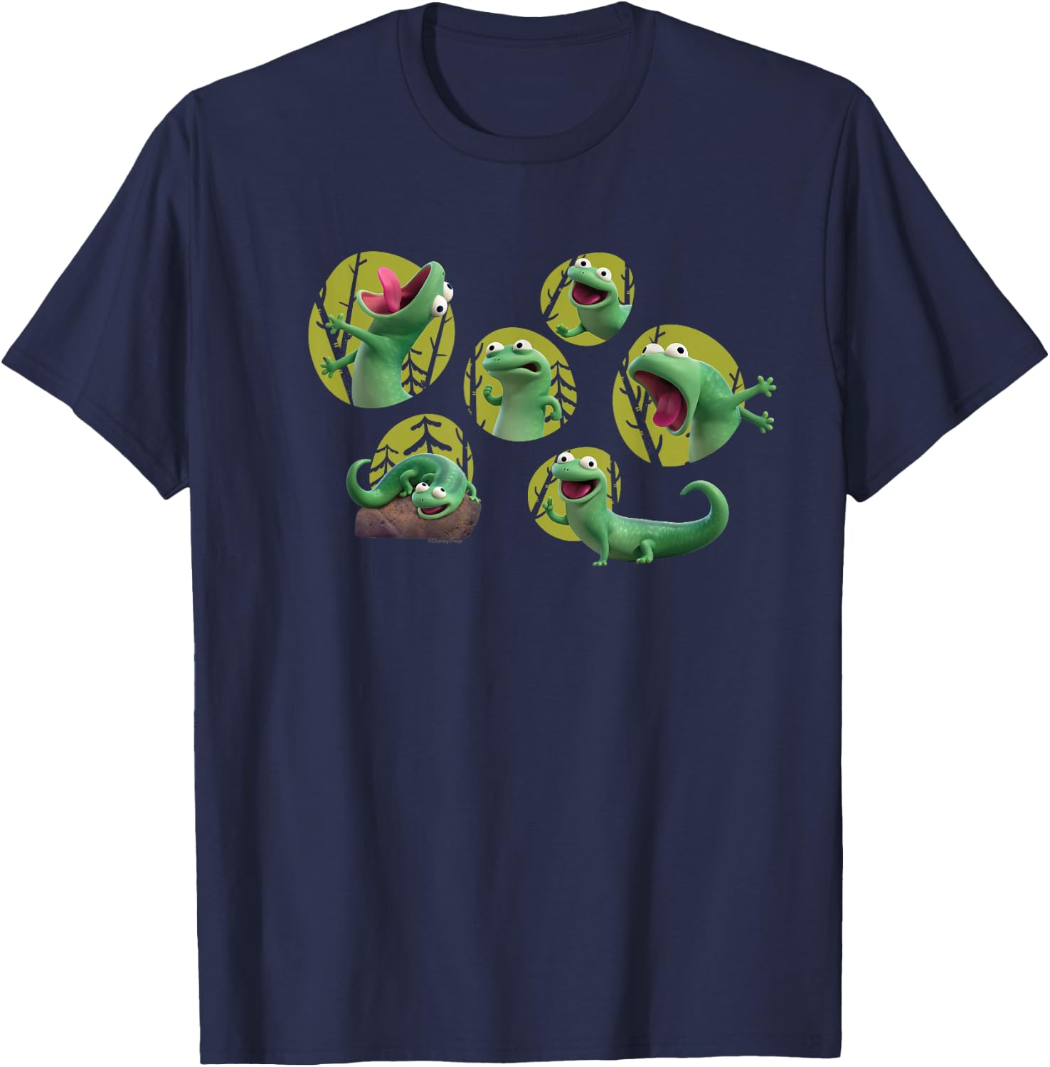 Disney and Pixar's Hoppers Tom Lizard Moods & Funny Faces T-Shirt - T-Shirt | Navy