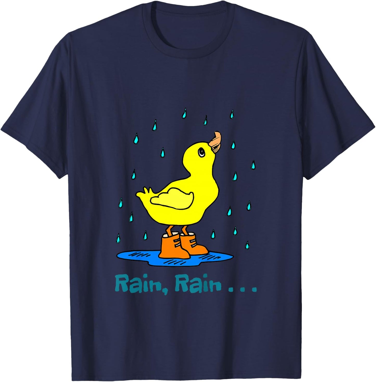 Rain rain go away short sleeve for youth T-Shirt - T-Shirt | Navy