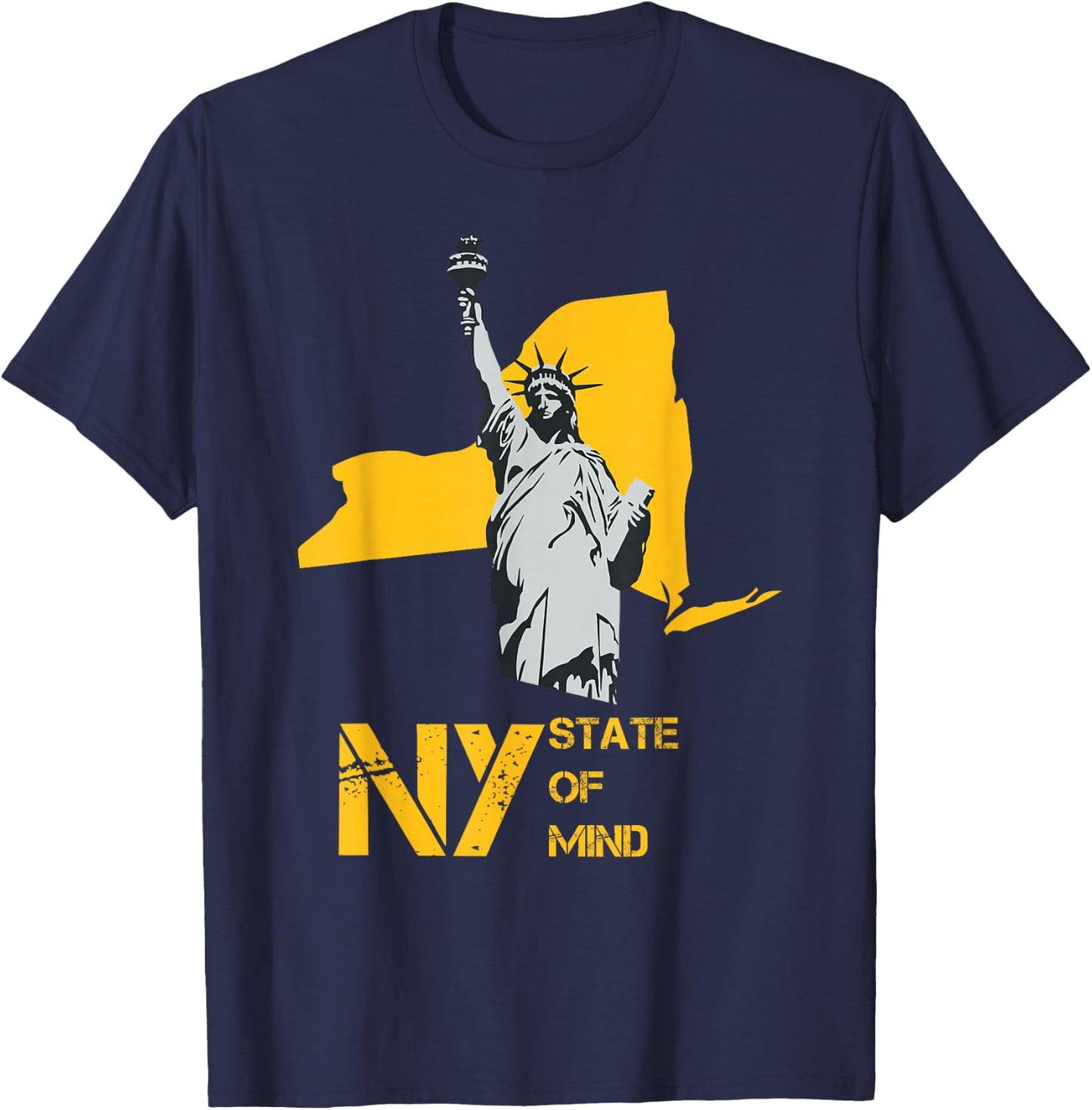 New York State Of Mind T-Shirt - T-Shirt | Navy
