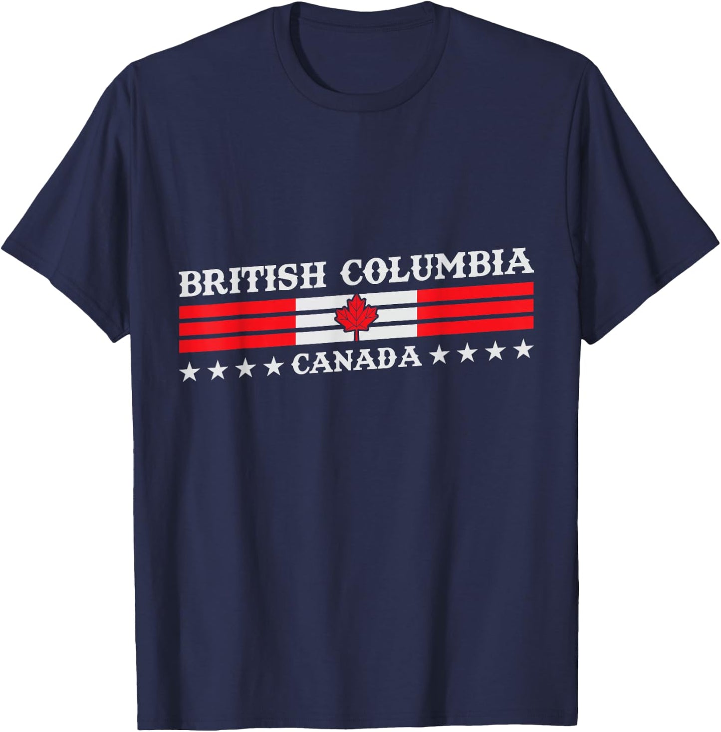 British Columbia Canada - British Columbia Souvenir Canadian T-Shirt - T-Shirt | Navy
