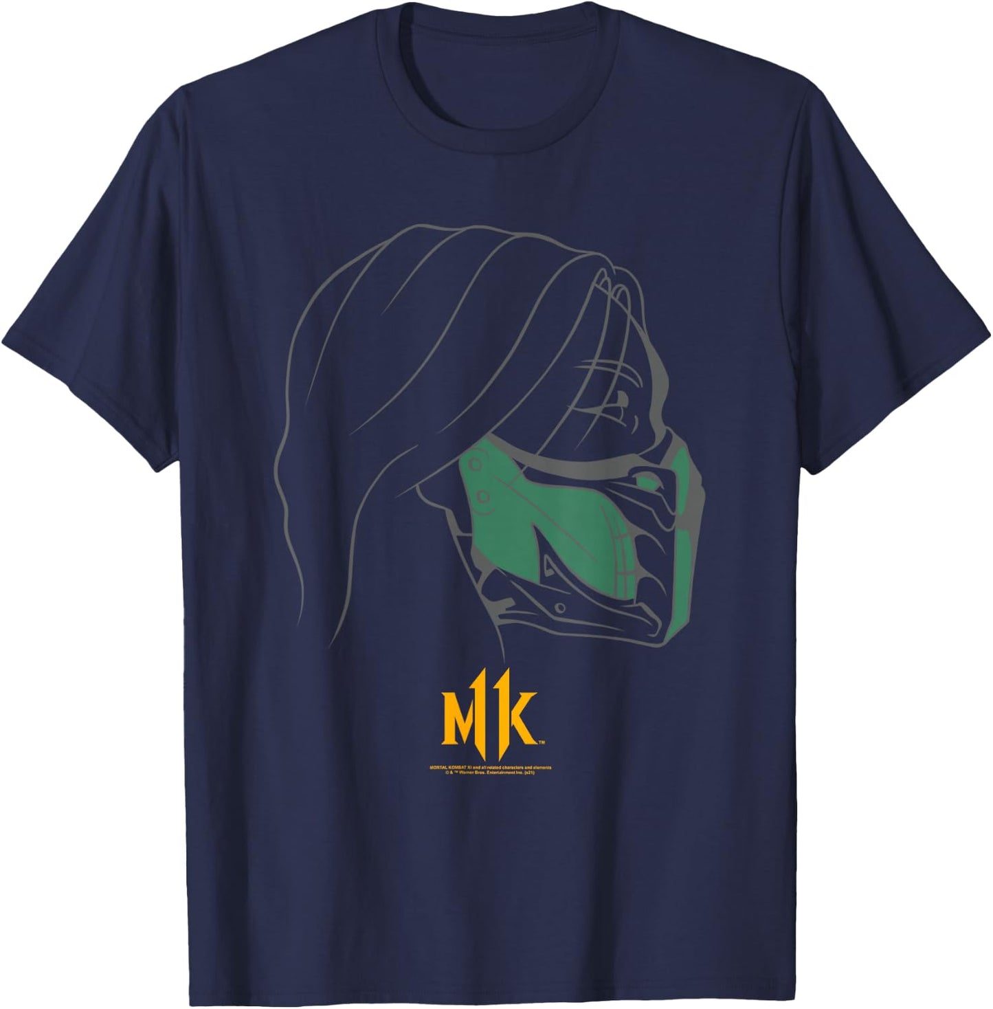 Mortal Kombat 11 Jade T-Shirt - T-Shirt | Navy