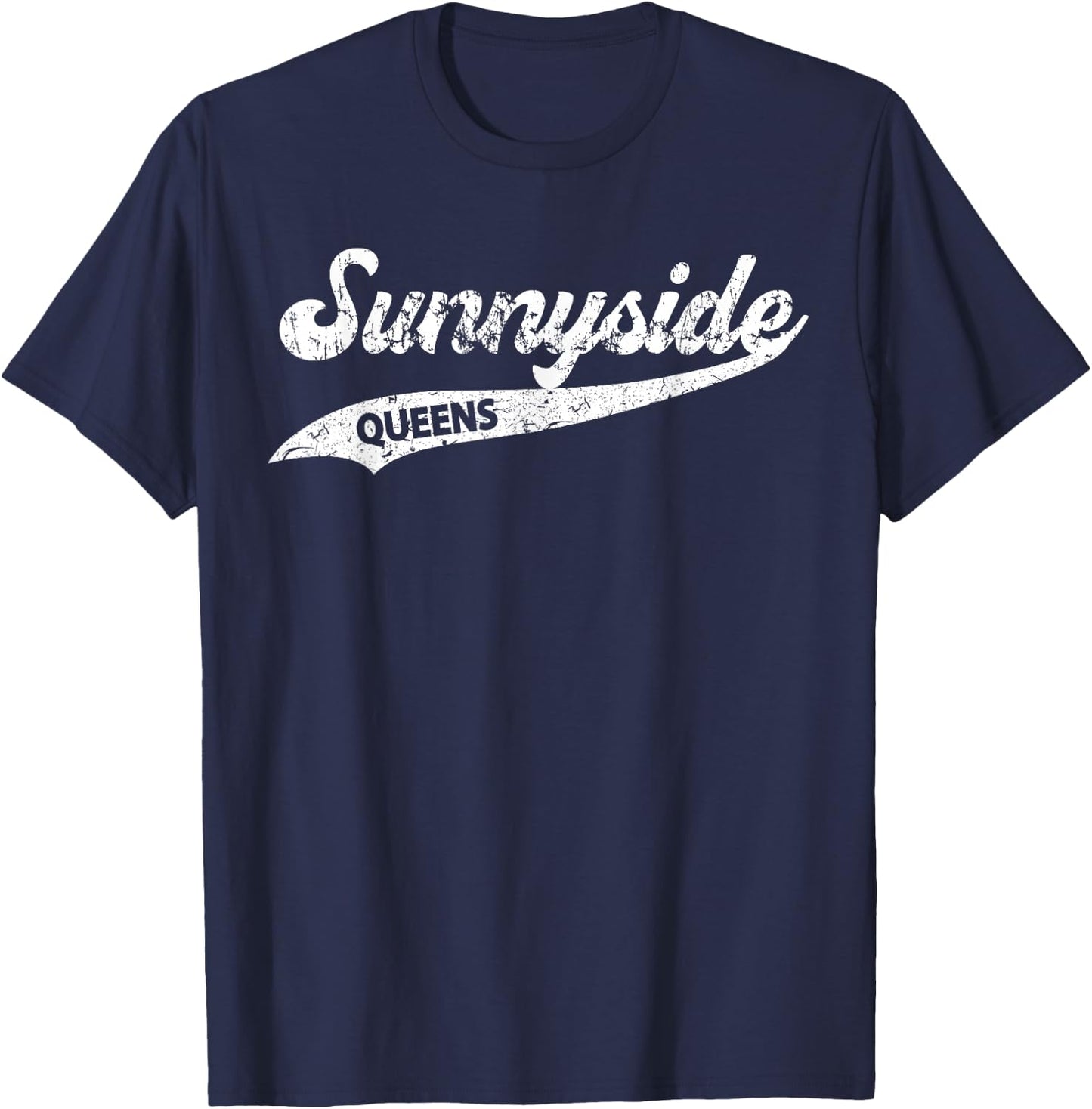 Sunnyside Queens Design T-Shirt - T-Shirt | Navy