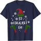 Es Eskaliert Eh! Elfen Familien Partnerlook Weihnachten T-Shirt - T-Shirt | Navy