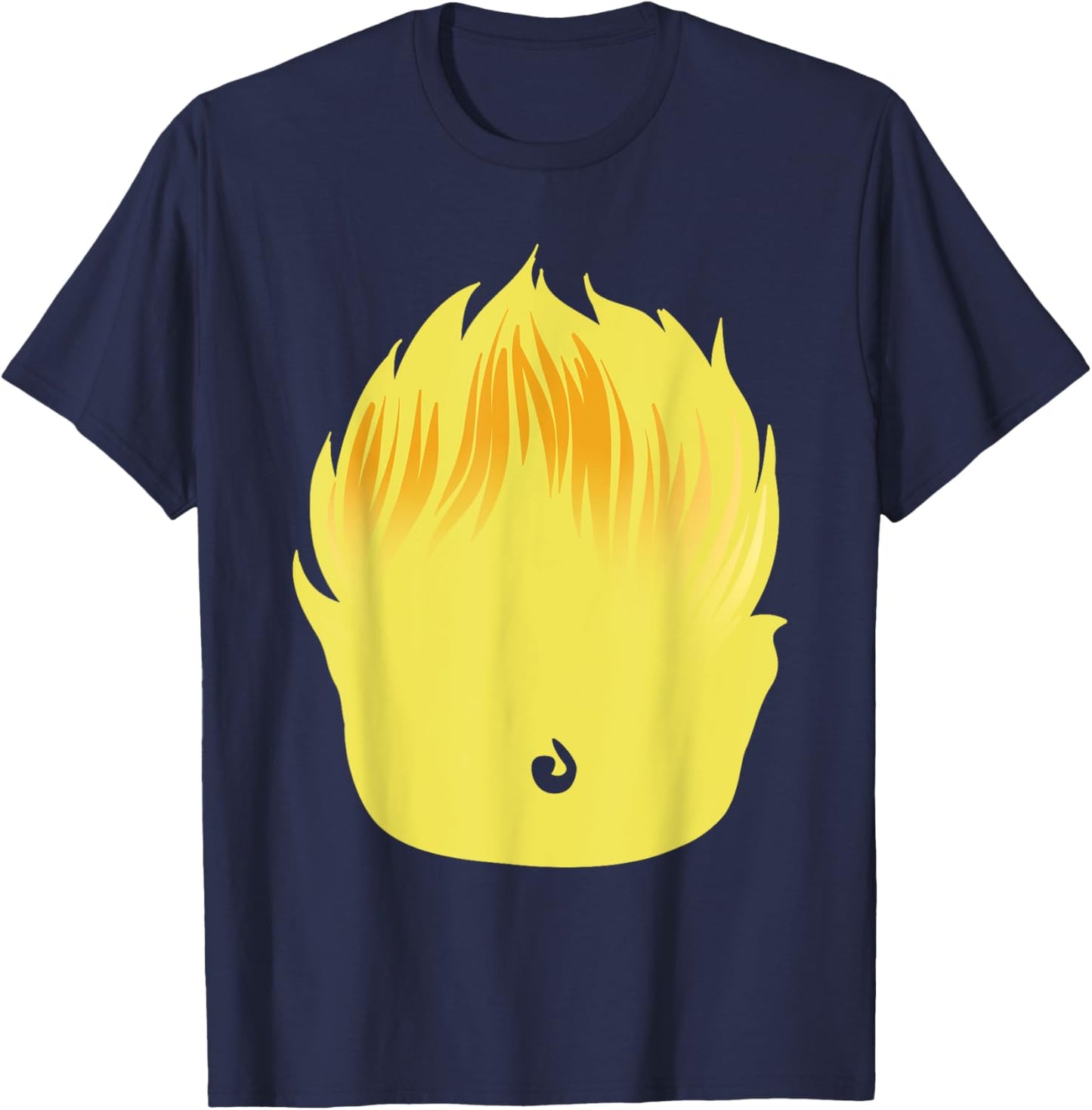 Halloween Fox Lion Monkey Stomach Wild Animal Costume T-Shirt - T-Shirt | Navy