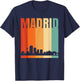 Madrid Skyline T-Shirt - T-Shirt | Navy