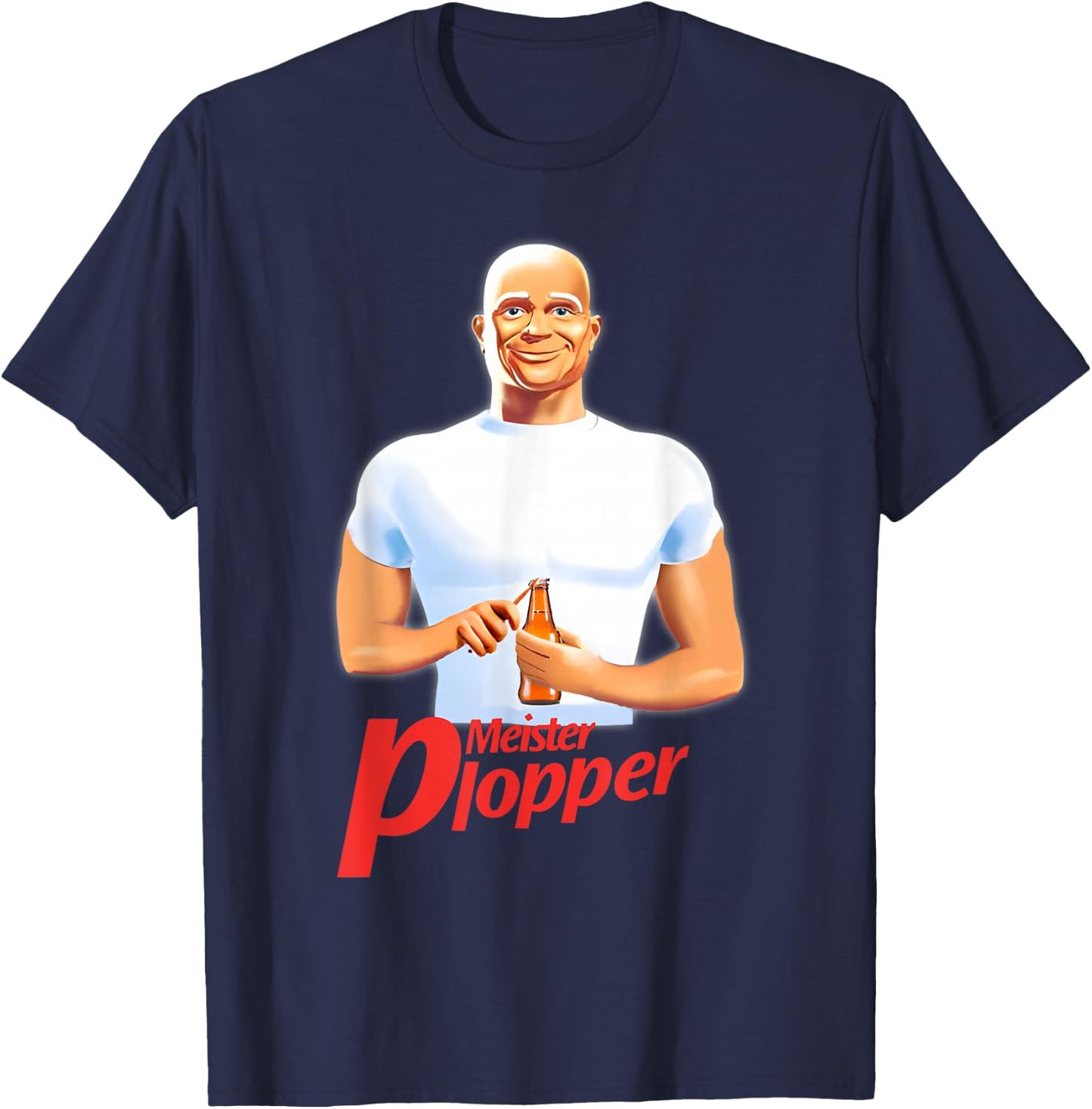 Meister Plopper , black T-Shirt - T-Shirt | Navy