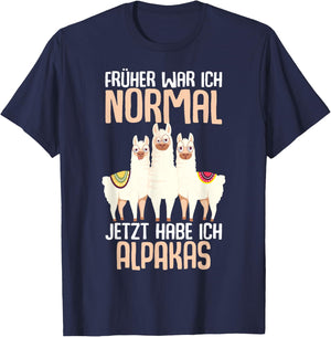 Alpaka Lama Alpaka Llama T-Shirt - T-Shirt | Navy