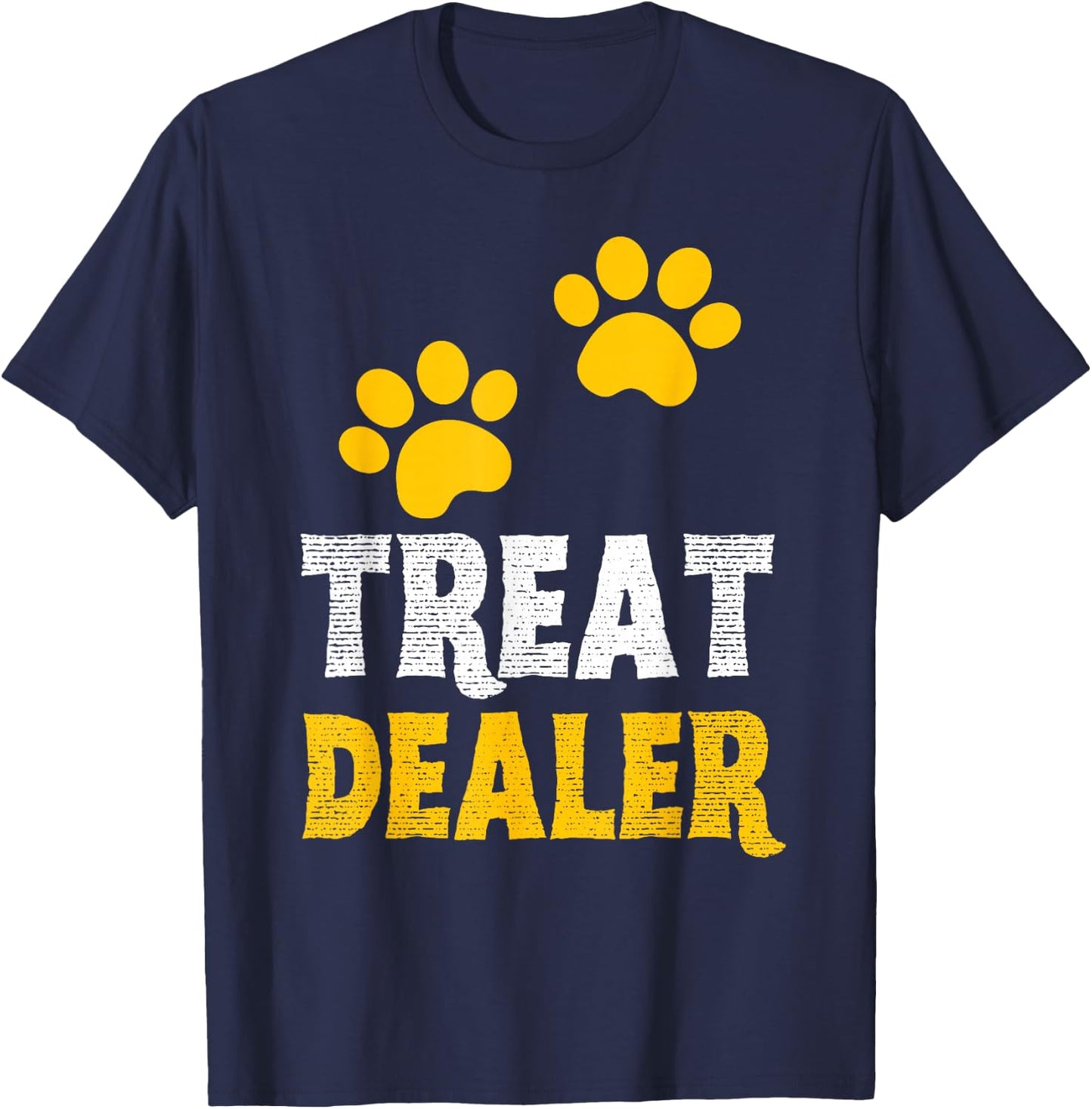 Owner Dog Treats Dog Lover T-Shirt - T-Shirt | Navy