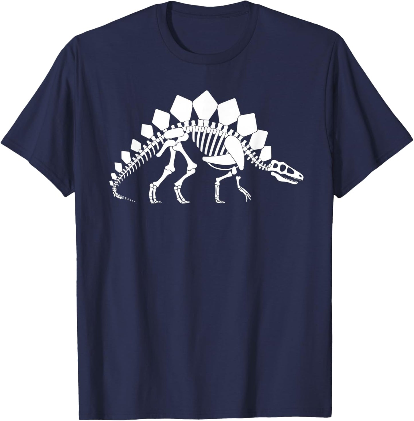 Stegosaurus Skeleton T-Shirt - T-Shirt | Navy