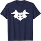 Rorschach Ink Blot Test - Psychoanalysis, Psychology T-Shirt - T-Shirt | Navy