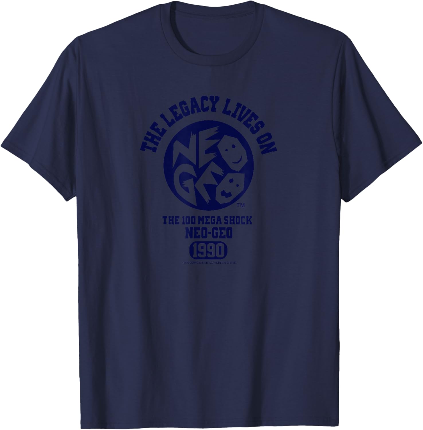 NEOGEO mit Gesichtsmarkierung T-Shirt - T-Shirt | Navy