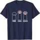 Cat Pate Funny Woman and Girl Cat Funny Kawaii Cute T-Shirt - T-Shirt | Navy