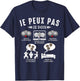 I can not I have the balls Boccia Ball Petanque Funny T-Shirt - T-Shirt | Navy