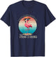 Don't Make Me Put My Foot Down Pink Flamingo T-Shirt - T-Shirt | Navy