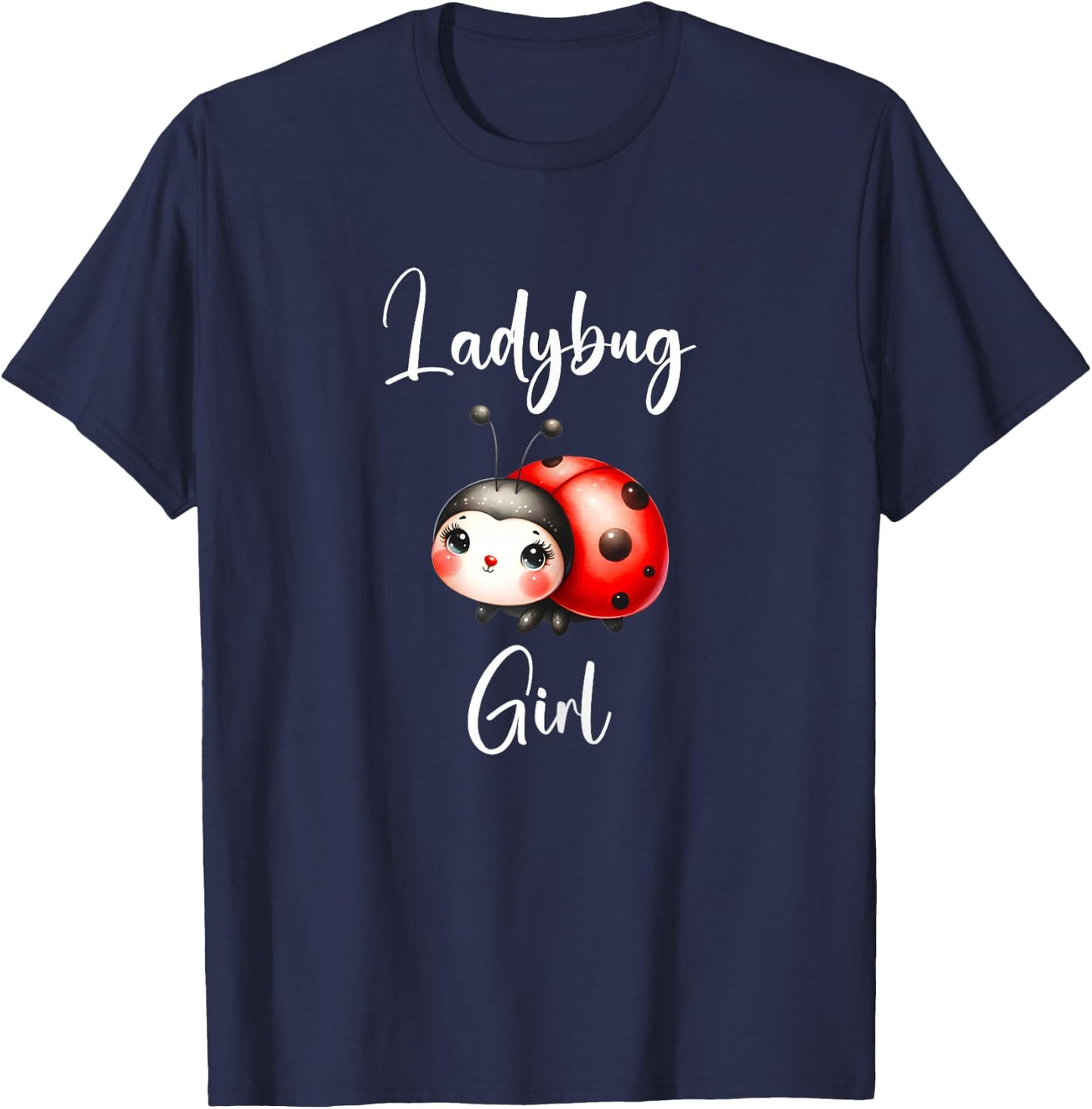 Ladybug Shirt Ladybug Girl Ladybugs T-Shirt - T-Shirt | Navy