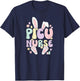 PICU Nurse Easter Bunny Pediatric ICU Nursing Easter Day T-Shirt - T-Shirt | Navy