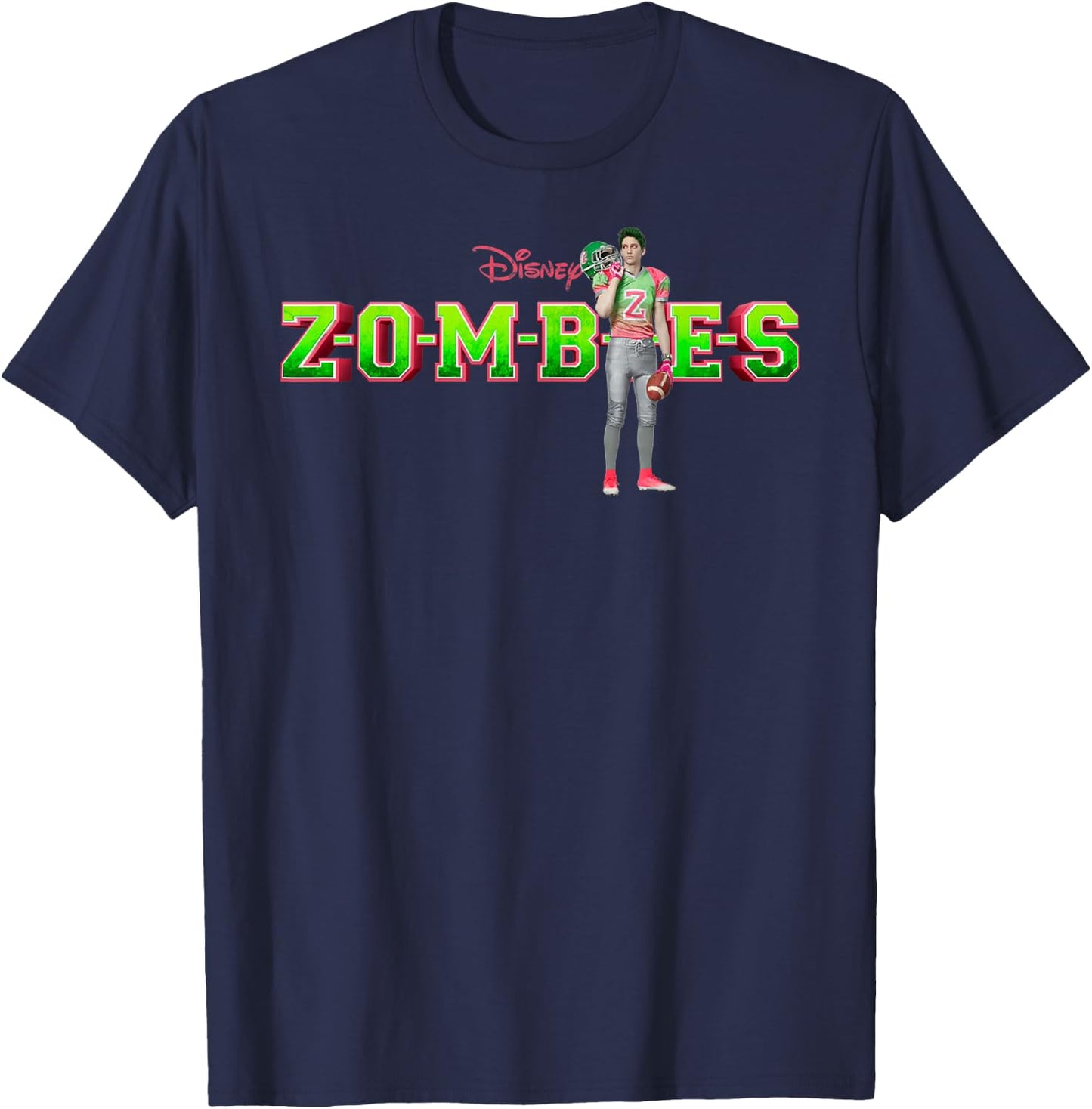 Zombies - Zed Football Captain Captain T-Shirt - T-Shirt | Navy