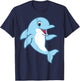 Cute Dolphin T-Shirt - T-Shirt | Navy