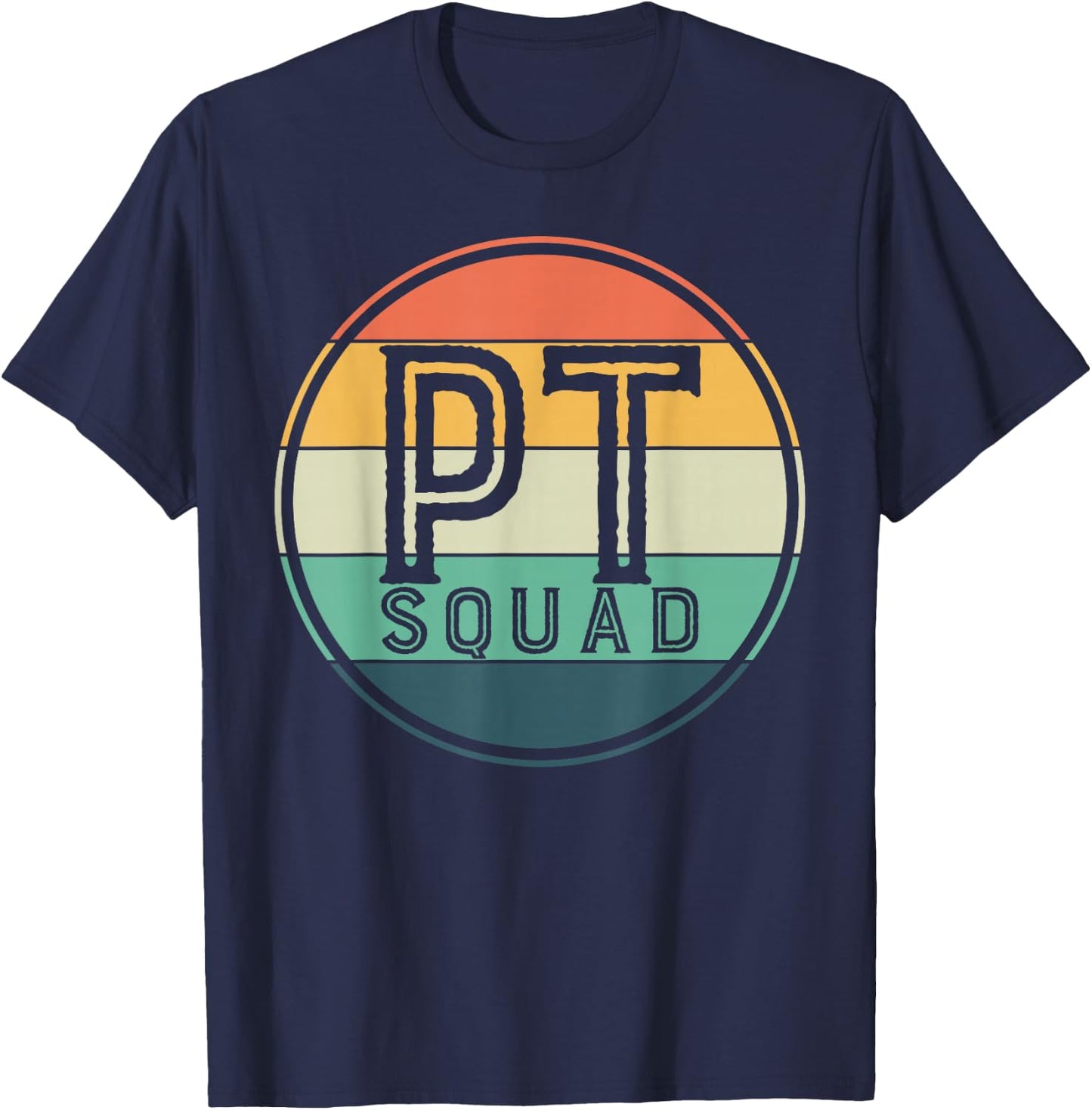Physiotherapy Crew Retro Physiotherapist T-Shirt - T-Shirt | Navy