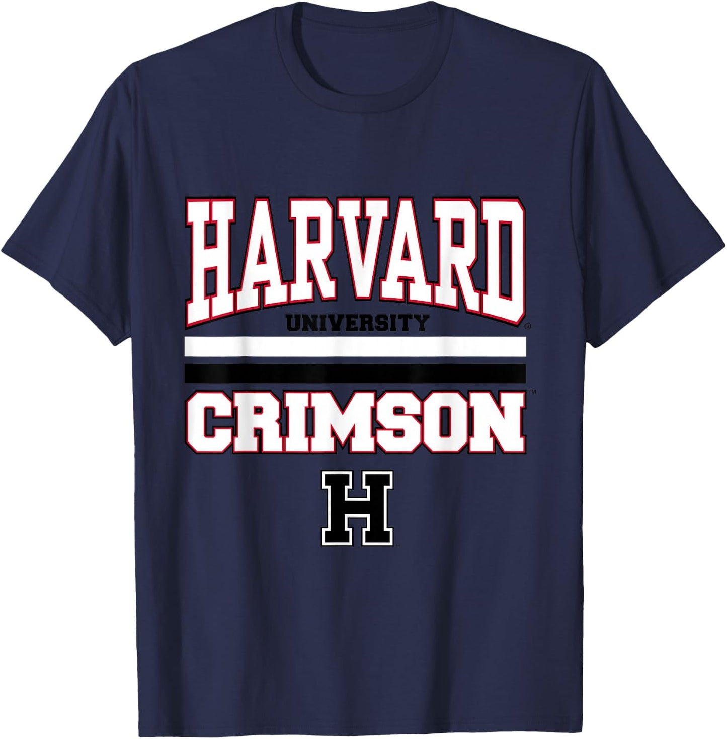 Harvard University Crimson NCAA | VNPHVD301A T-Shirt - T-Shirt | Navy
