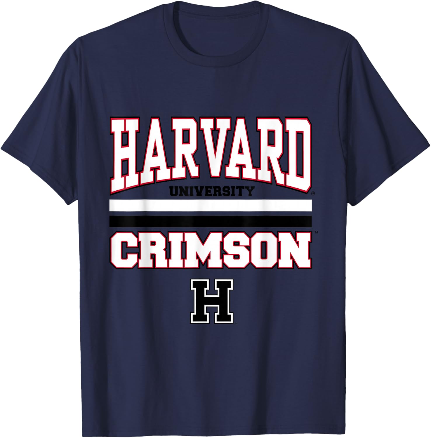 Harvard University Crimson NCAA | VNPHVD301A T-Shirt - T-Shirt | Navy