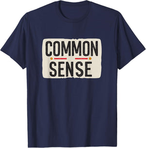 Nice Common Sense Emblem T-Shirt - T-Shirt | Navy