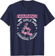Warning Girls are Drinking Again Flamingo Party T-Shirt - T-Shirt | Navy