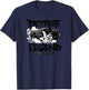 Dodge Challenger Black Ghost, Legend of Detroit , grey, S T-Shirt - T-Shirt | Navy