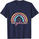 10. Geburtstag süßes Regenbogen Mädchen 10 Jahre alt T-Shirt - T-Shirt | Navy