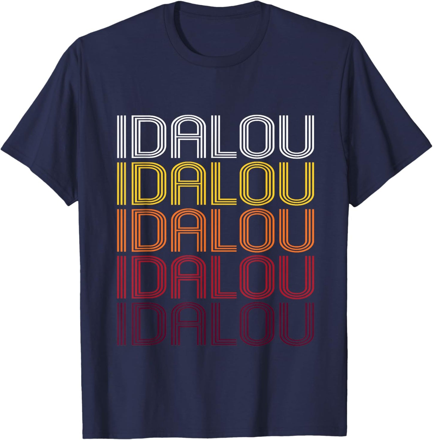 Idalou, TX | Vintage Style Texas T-Shirt - T-Shirt | Navy