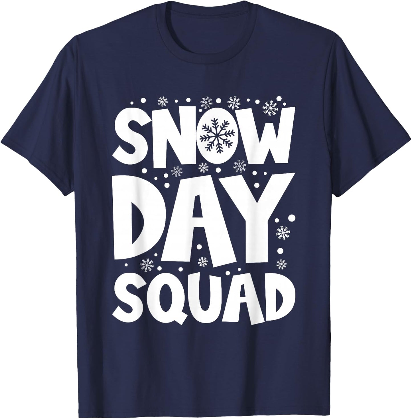 Snow Day Squad Snow Days Supporter T-Shirt - T-Shirt | Navy