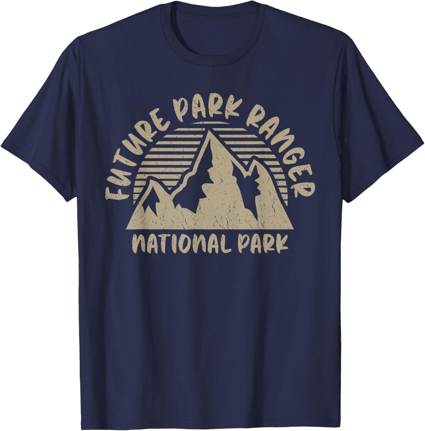 Future Park Ranger National Park Claw Compass Lover T-Shirt - T-Shirt | Navy