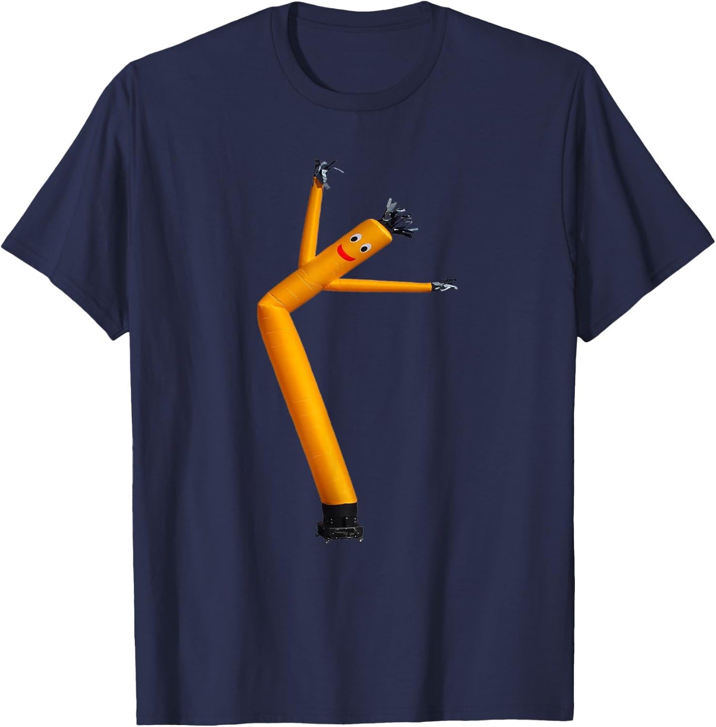 Air Dancer Fun Dancing Gift Wacky Inflatable Waving Tube Man T-Shirt - T-Shirt | Navy