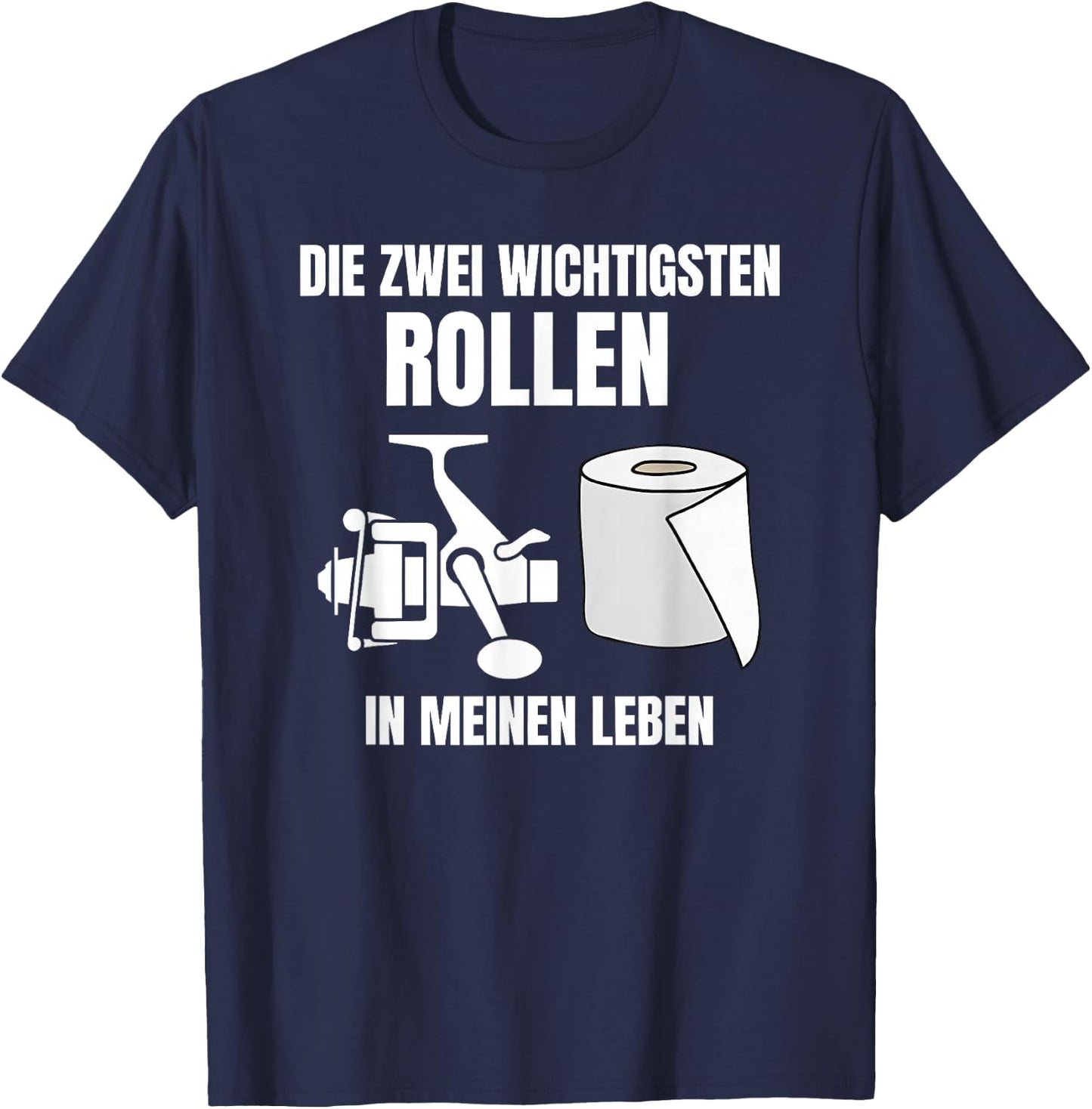 Die zwei wichtigsten rollen in meinen leben , black T-Shirt - T-Shirt | Navy