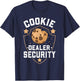 Cookie Dealer Gifts Cookie Dealer - -Adults, Kids - Black - Small - Short Sleeve T-Shirt - T-Shirt | Navy