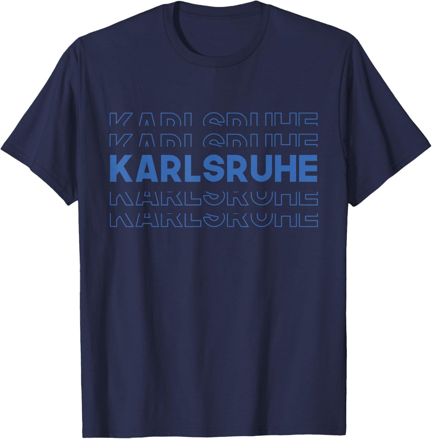 Karlsruhe Fan und Supporter T-Shirt - T-Shirt | Navy