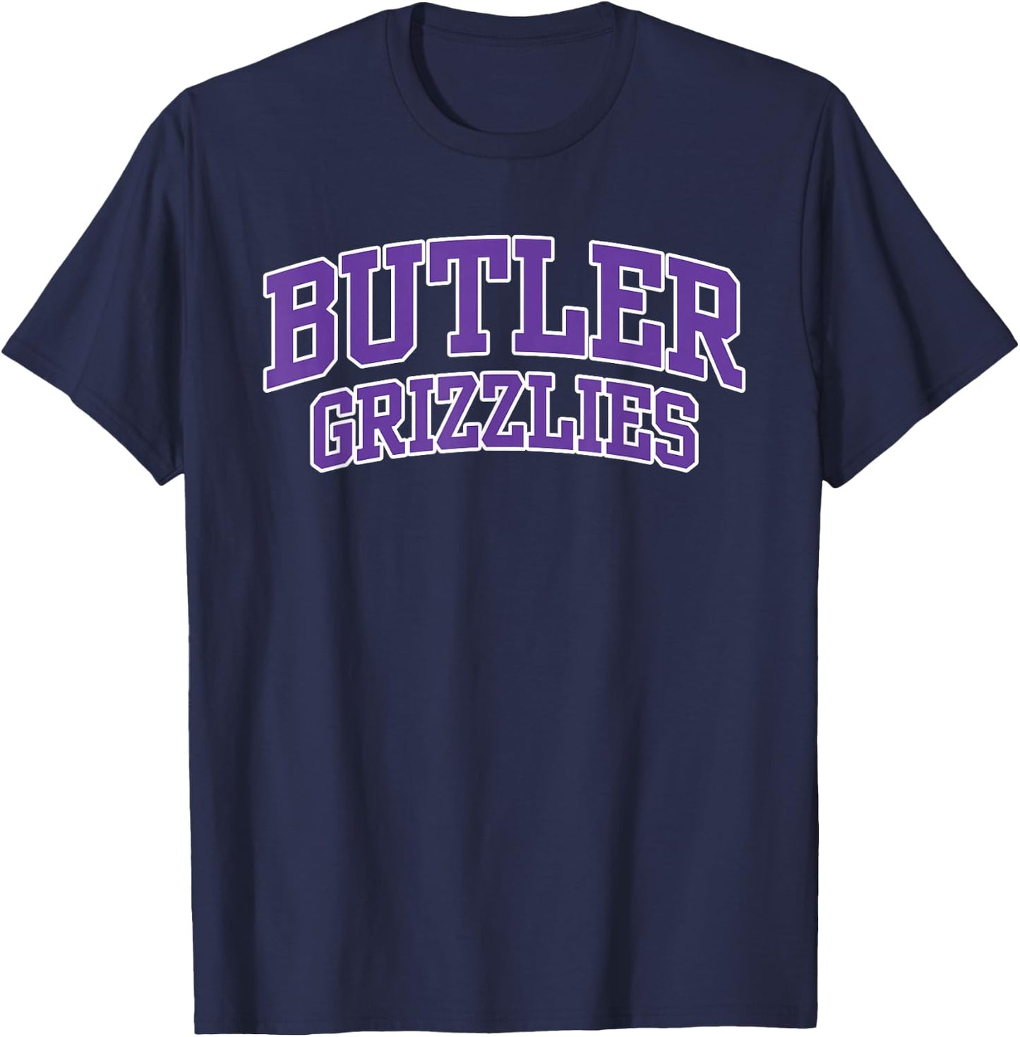 Butler Community College Grizzlies Apparel Sports Fan T-Shirt - T-Shirt | Navy